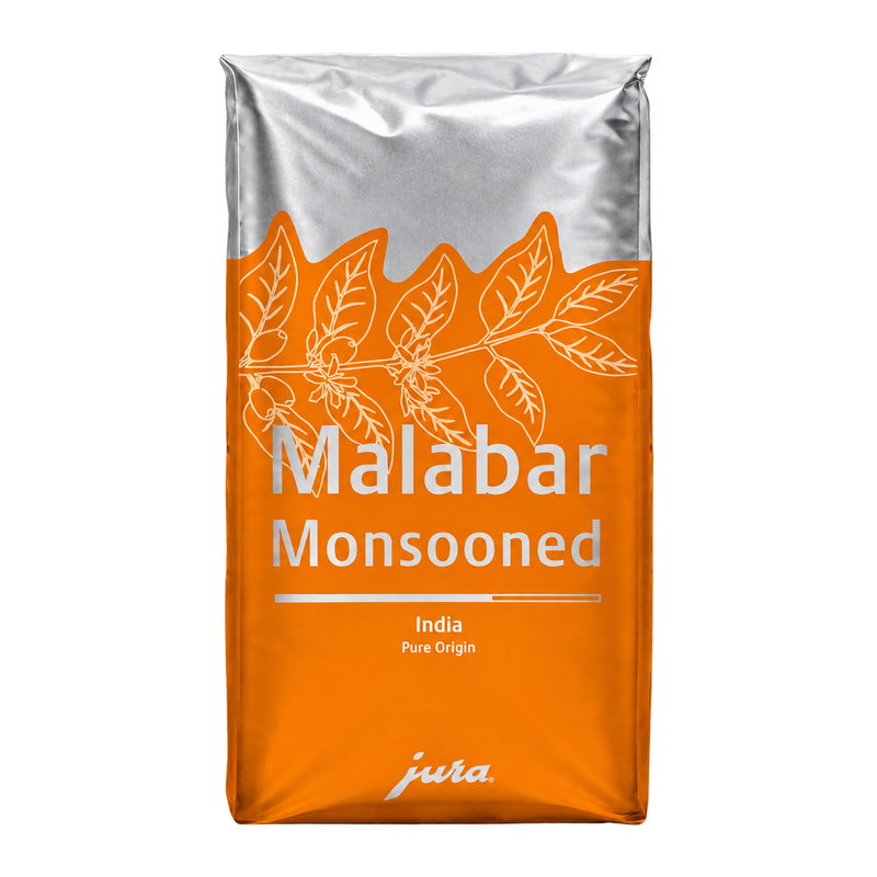 Orange Packung JURA Malabar Monsooned Kaffee